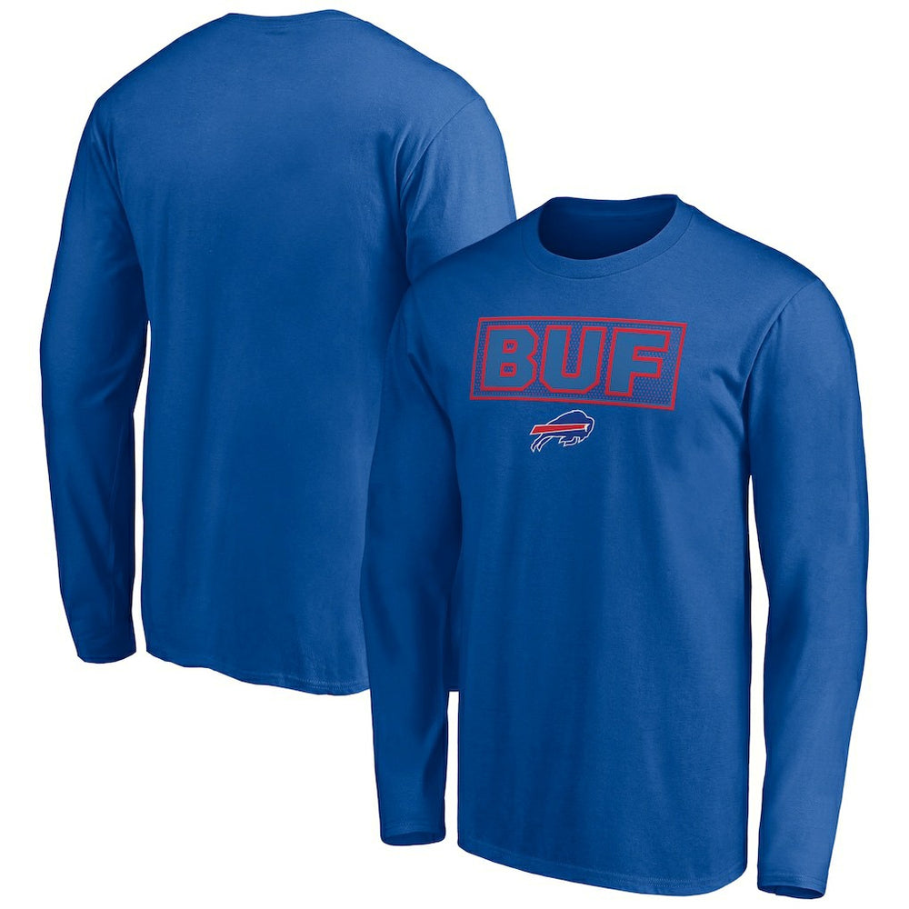 Buffalo Bills Squad Throwbacks Long Sleeve T-Shirt Royal