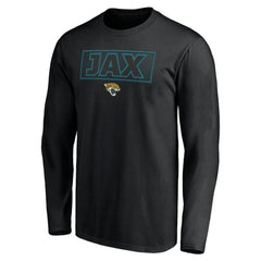 Jacksonville Jaguars Squad Throwbacks Long Sleeve T-Shirt Black