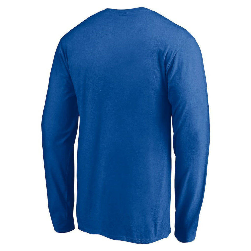 New York Giants Squad Throwbacks Long Sleeve T-Shirt Royal