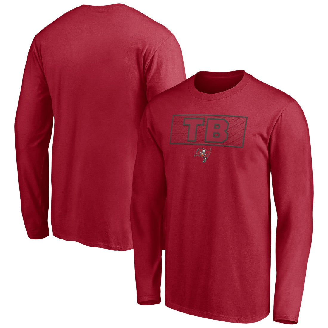 Tampa Bay Buccaneers Squad Throwbacks Long Sleeve T-Shirt Red