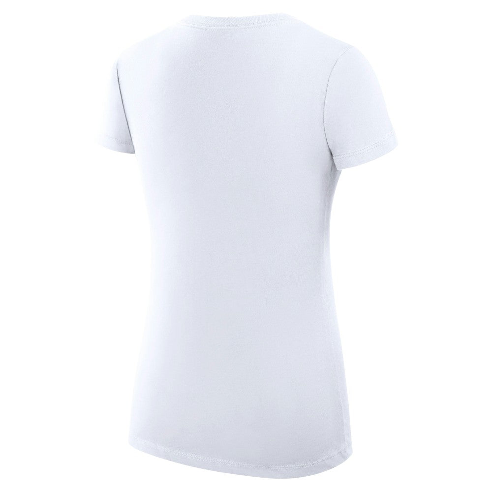 Milwaukee Brewers G-III 4Her by Carl Banks Women's Super-Slim Fit Lightweight Heart V-Neck T-Shirt - White - MLB Discount