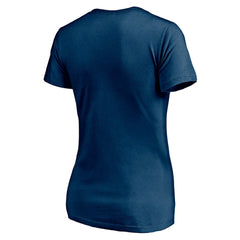 Chicago Bears Women's Depth Chart V-Neck T-Shirt Navy