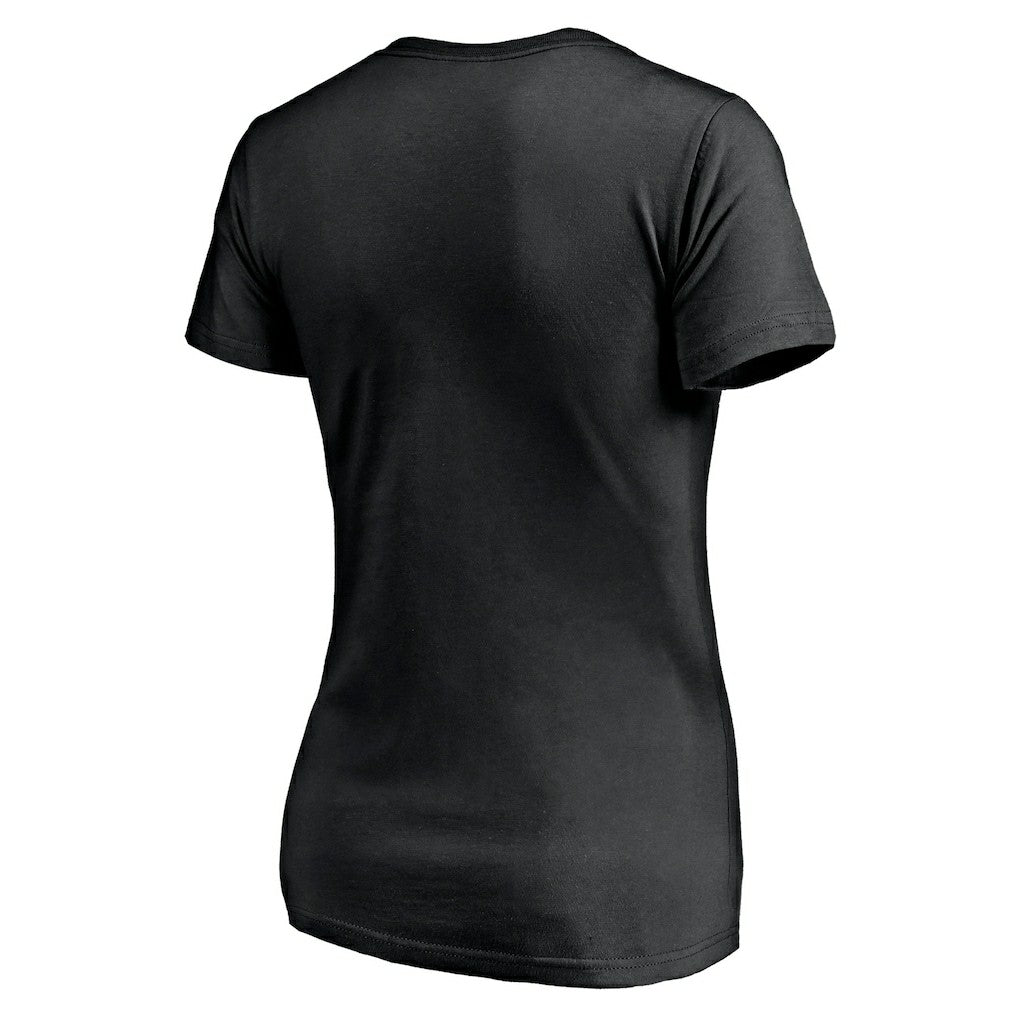Jacksonville Jaguars Women's Depth Chart V-Neck T-Shirt Black
