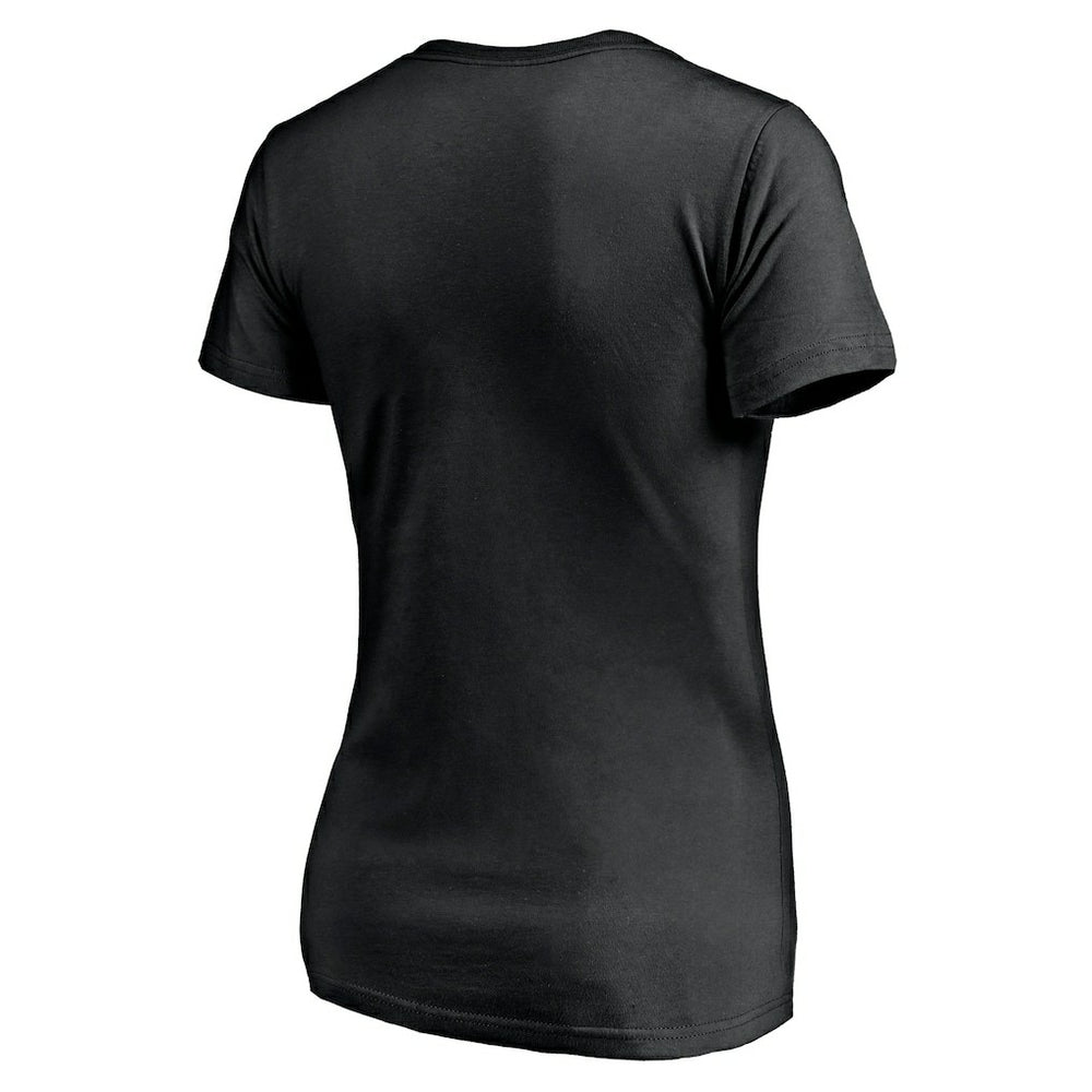Jacksonville Jaguars Women's Depth Chart V-Neck T-Shirt Black