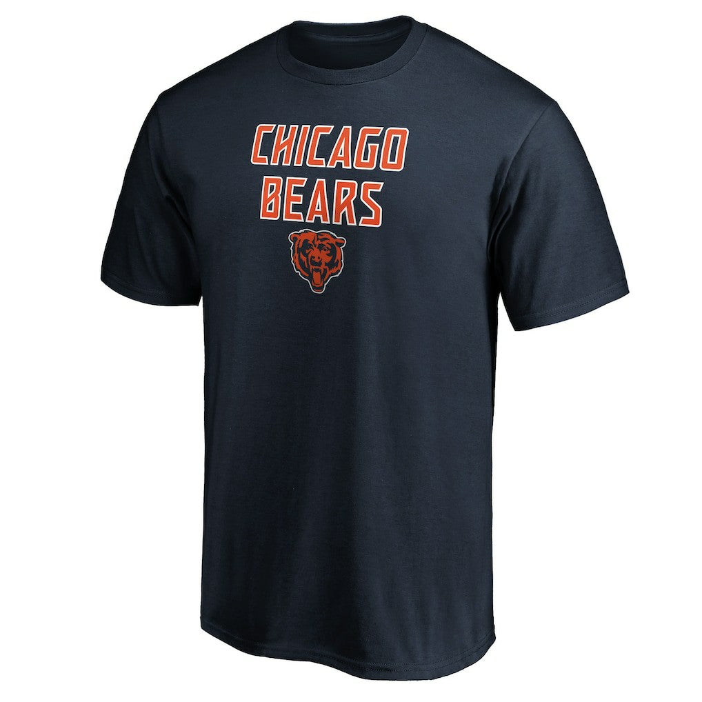 Chicago Bears Game Day Stack T-Shirt Navy