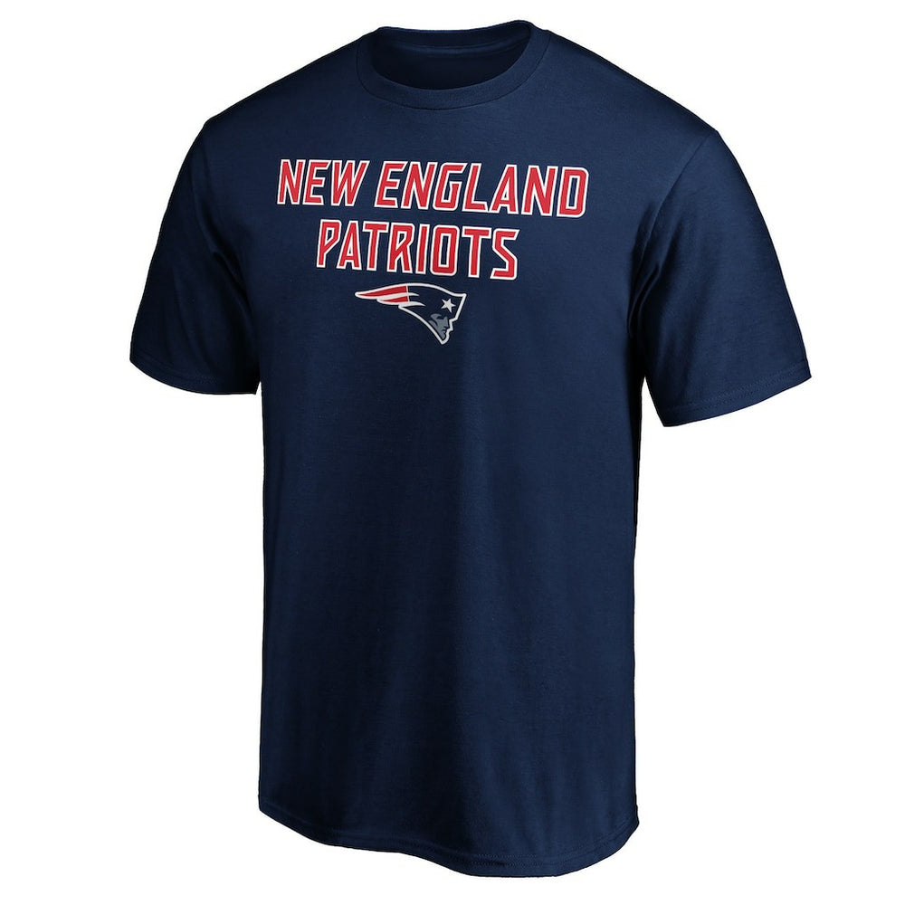 New England Patriots Game Day Stack T-Shirt Navy