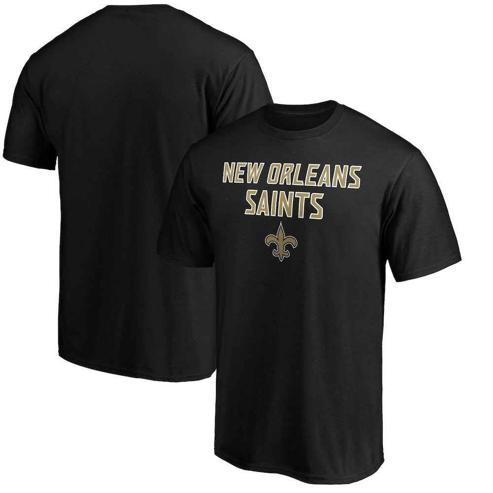 New Orleans Saints Game Day Stack T-Shirt Black