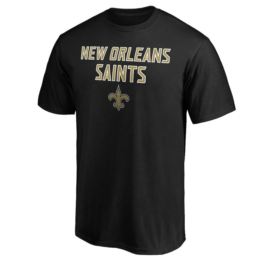 New Orleans Saints Game Day Stack T-Shirt Black