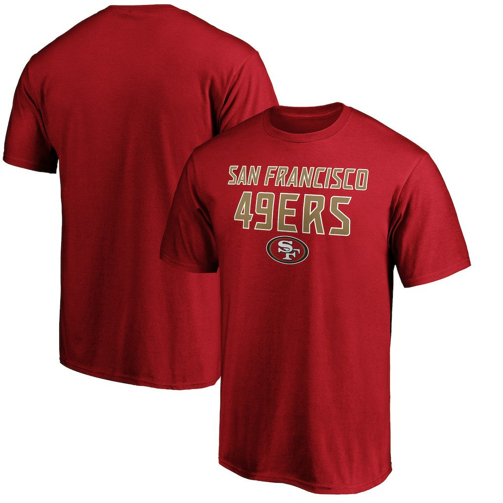 San Francisco 49ers Game Day Stack T-Shirt Scarlet