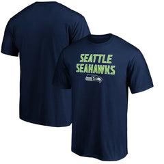 Seattle Seahawks Game Day Stack T-Shirt College Navy