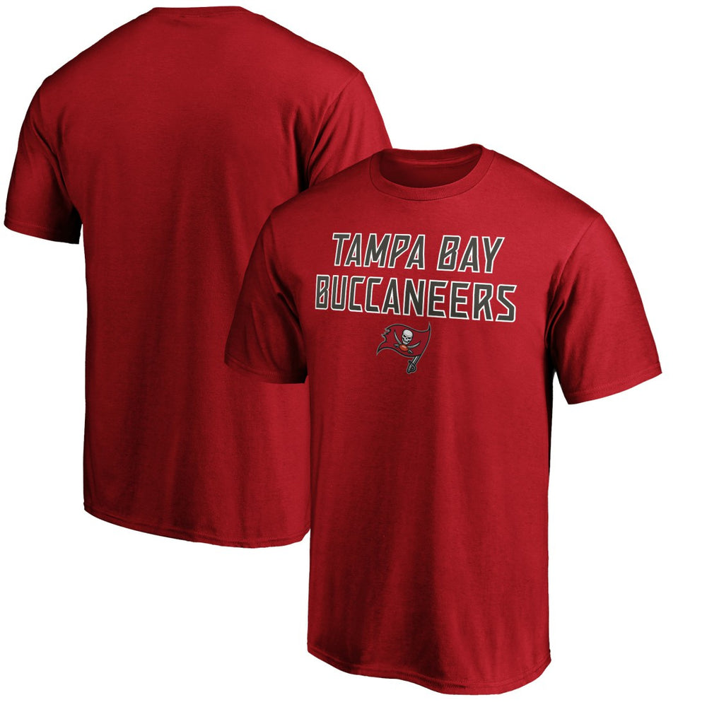 Tampa Bay Buccaneers Game Day Stack T-Shirt Red