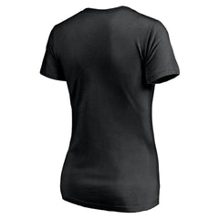 Atlanta Falcons Women's Mascot In Bounds V-Neck T-Shirt Black