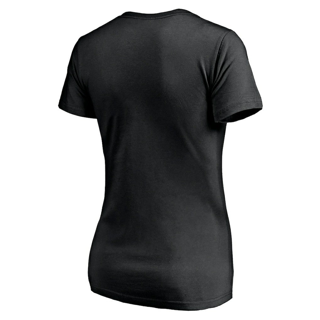 Baltimore Ravens Women's Mascot In Bounds V-Neck T-Shirt Black