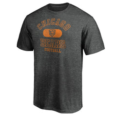 Chicago Bears Varsity Issued Throwback T-Shirt Heather Charcoal
