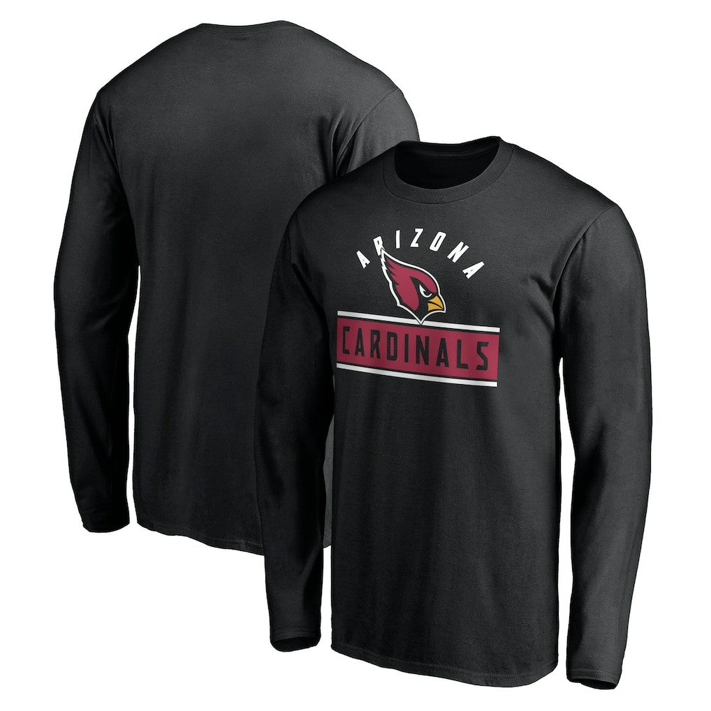 Arizona Cardinals Team Arch Knockout Long Sleeve T-Shirt Black