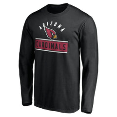 Arizona Cardinals Team Arch Knockout Long Sleeve T-Shirt Black