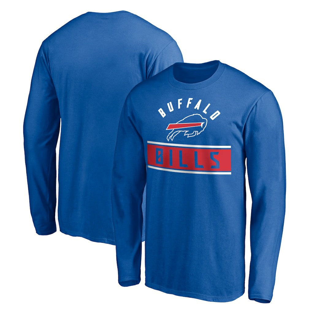 Buffalo Bills Team Arch Knockout Long Sleeve T-Shirt Royal