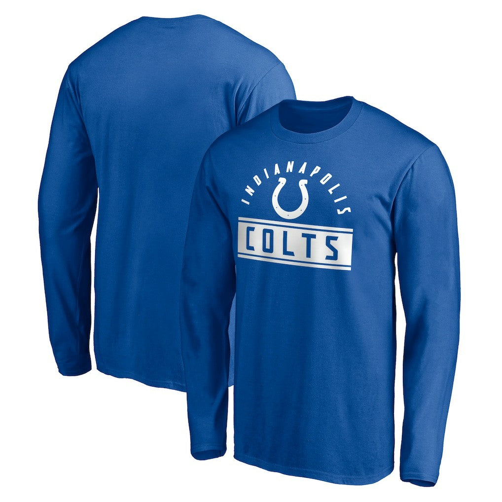 Indianapolis Colts Team Arch Knockout Long Sleeve T-Shirt Royal