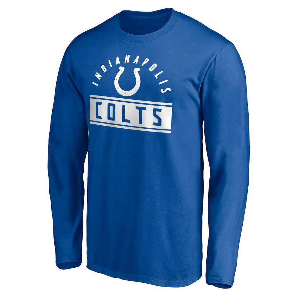 Indianapolis Colts Team Arch Knockout Long Sleeve T-Shirt Royal