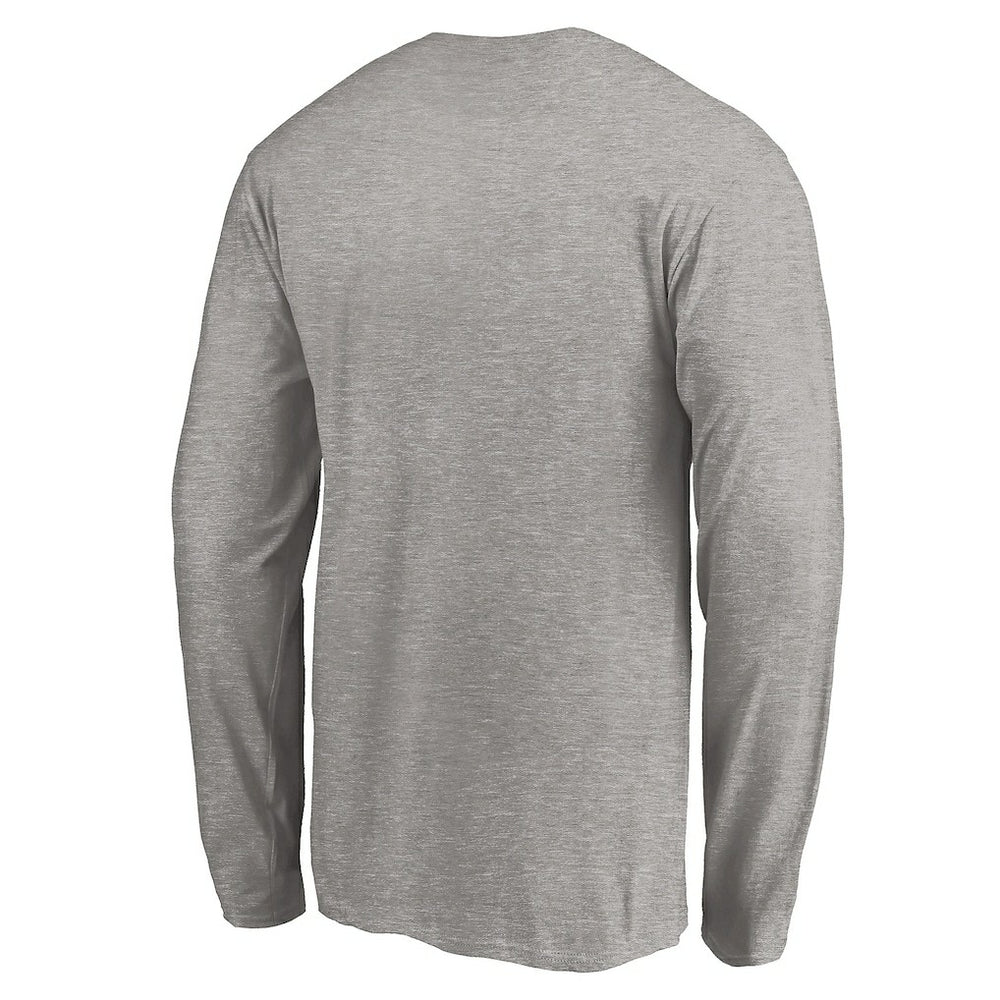 Los Angeles Chargers Team Arch Knockout Long Sleeve T-Shirt Heather Gray