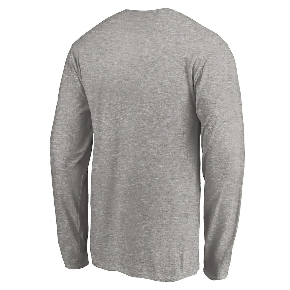 Miami Dolphins Team Arch Knockout Long Sleeve T-Shirt Heather Gray