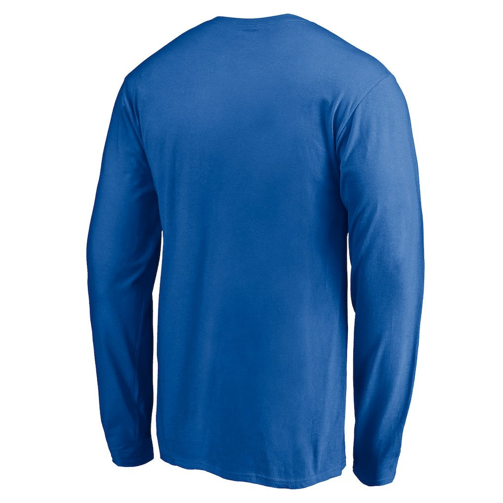 New York Giants Team Arch Knockout Long Sleeve T-Shirt Royal