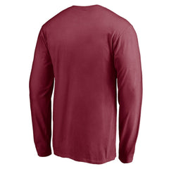 Colorado Avalanche Team Arch Knockout Long Sleeve T-Shirt - Burgundy - NHL 200274453