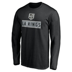 Los Angeles Kings Team Arch Knockout Long Sleeve T-Shirt - Black - NHL 200274458