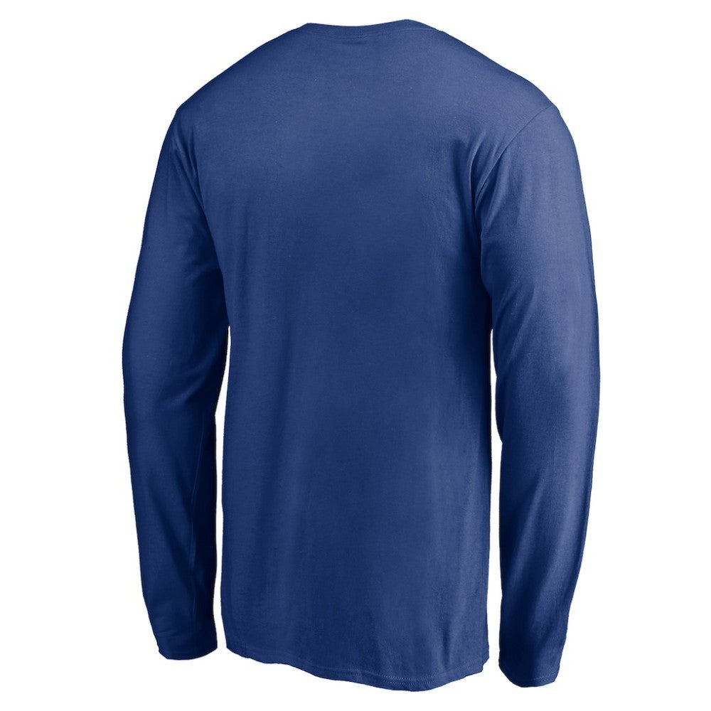 Tampa Bay Lightning Team Arch Knockout Long Sleeve T-Shirt - Blue - NHL 200274468