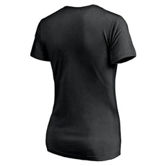 Dallas Stars Women's Mascot In Bounds V-Neck T-Shirt - Black - NHL 200274538