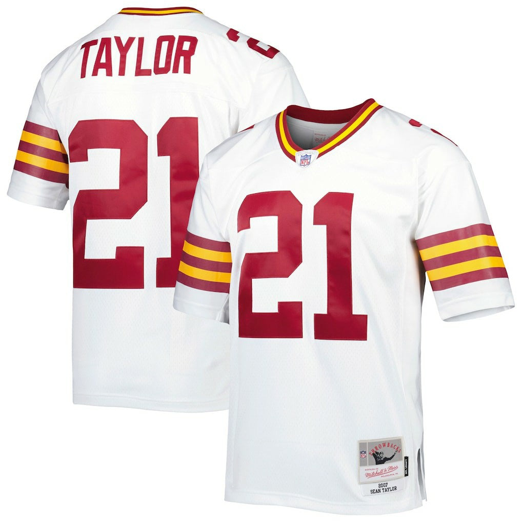 Mitchell & Ness Sean Taylor Washington Commanders Big & Tall 2007 Legacy Retired Player Jersey White