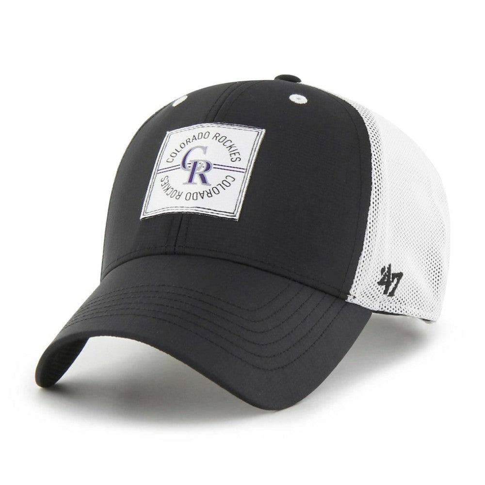 Colorado Rockies '47 Disburse MVP Trucker Adjustable Hat - Black - 47 brand Online