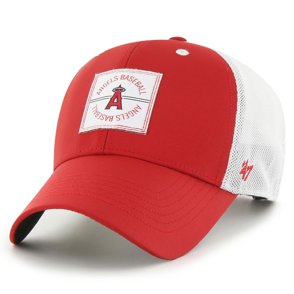 Los Angeles Angels '47 Disburse MVP Trucker Adjustable Hat - Red - 47 brand Discount