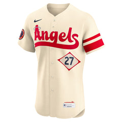 Mike Trout Los Angeles Angels Nike City Connect Elite Player Jersey - Cream - Nike Online