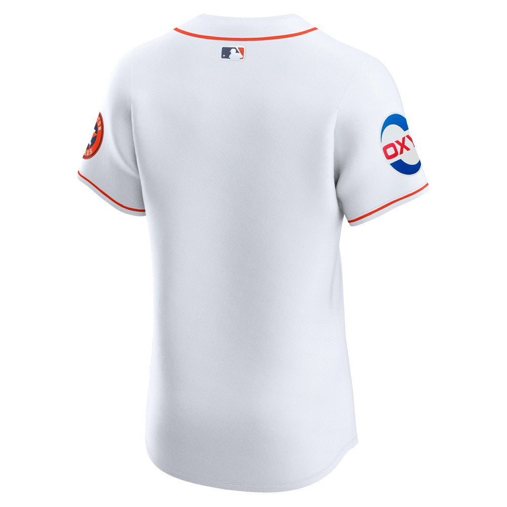 Houston Astros Nike Home Elite Patch Jersey - White - Nike Lifestyle