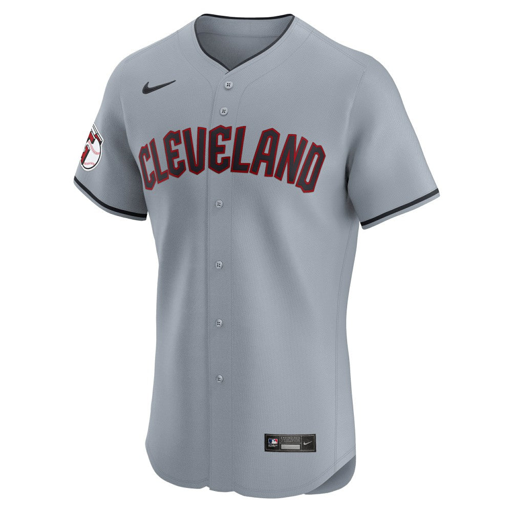 Cleveland Guardians Nike Alternate Vapor Premier Elite Patch Jersey - Gray - Nike Sale