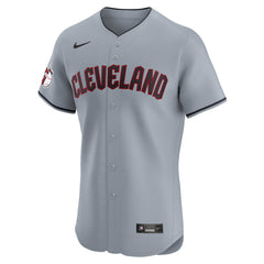 Cleveland Guardians Nike Alternate Vapor Premier Elite Patch Jersey - Gray - Nike Sale