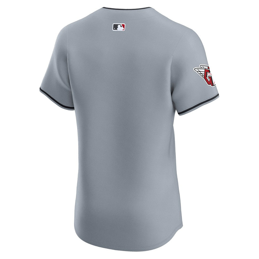 Cleveland Guardians Nike Alternate Vapor Premier Elite Patch Jersey - Gray - Nike Sale