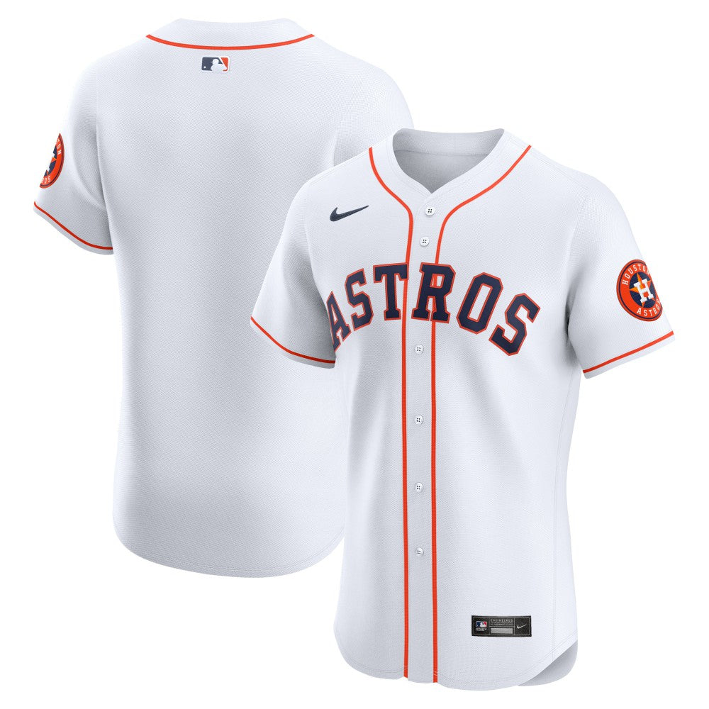 Houston Astros Nike Home Vapor Premier Elite Patch Jersey - White - Nike Online