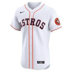 Houston Astros Nike Home Vapor Premier Elite Patch Jersey - White - Nike Online
