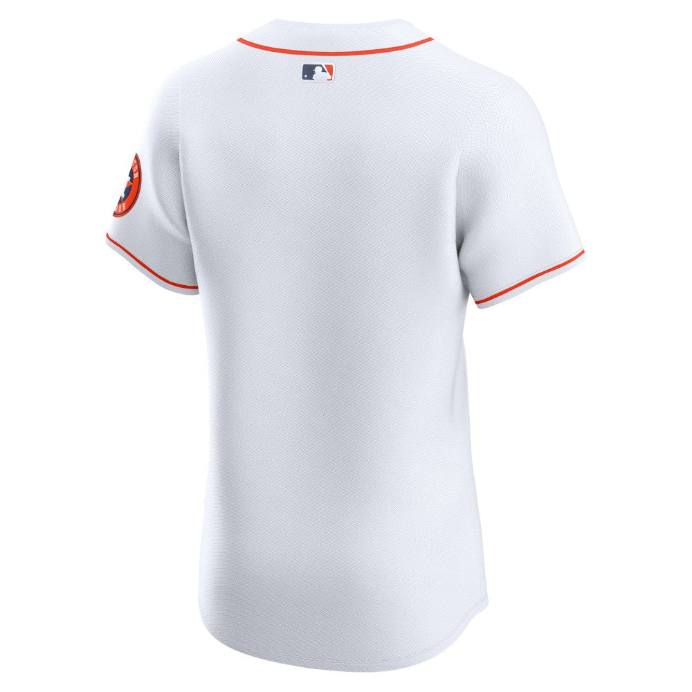 Houston Astros Nike Home Vapor Premier Elite Patch Jersey - White - Nike Online