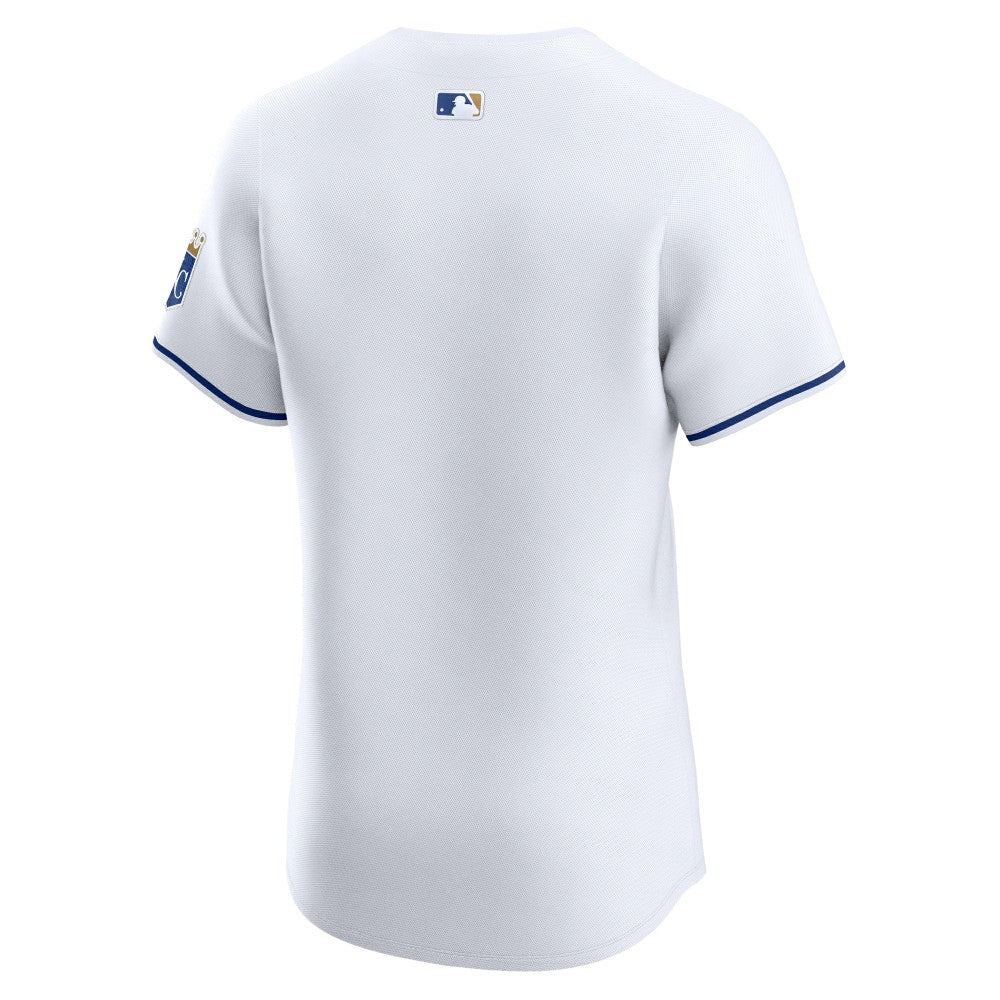 Kansas City Royals Nike Home Elite Jersey - White - Nike Online