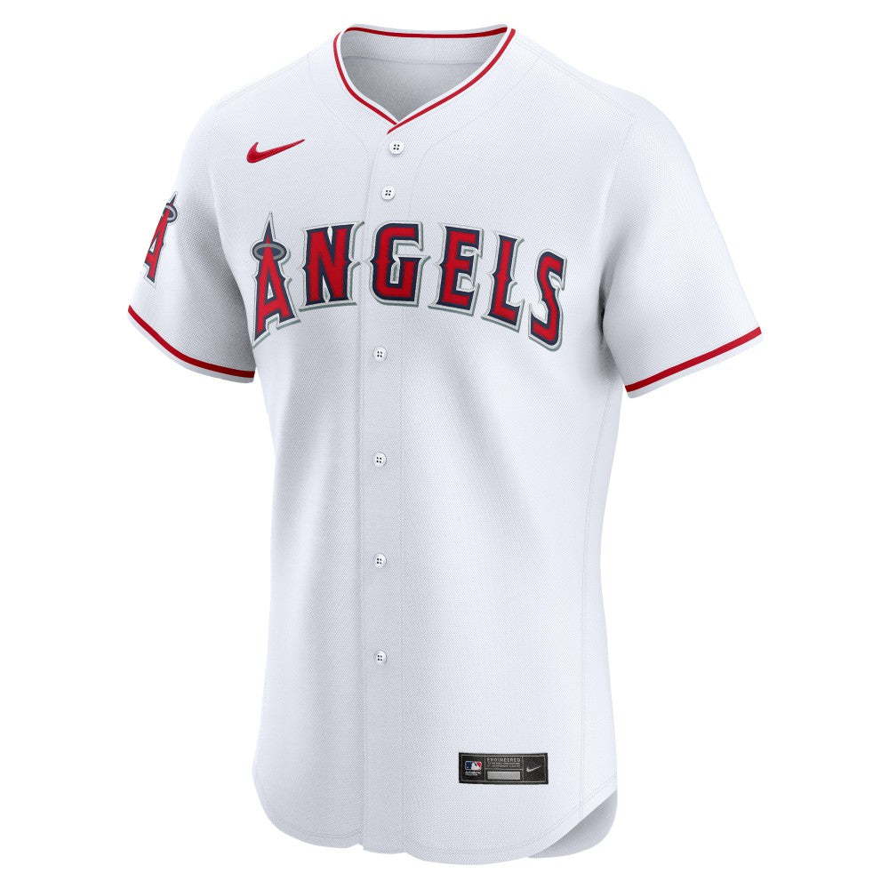 Los Angeles Angels Nike Home Elite Jersey - White - Nike Sale