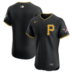 Pittsburgh Pirates Nike Alternate Vapor Premier Elite Patch Jersey - Black - Nike on Sale