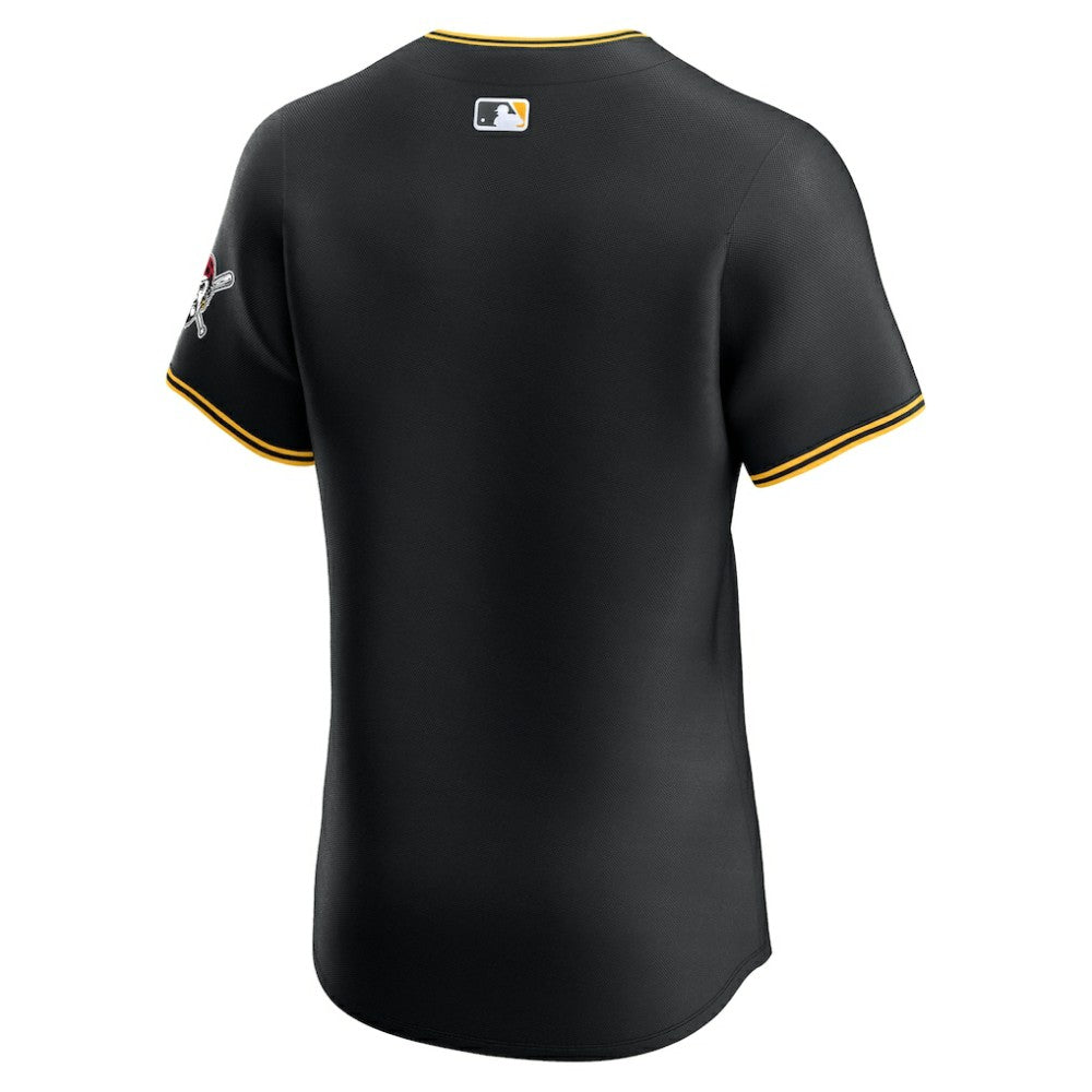 Pittsburgh Pirates Nike Alternate Vapor Premier Elite Patch Jersey - Black - Nike on Sale