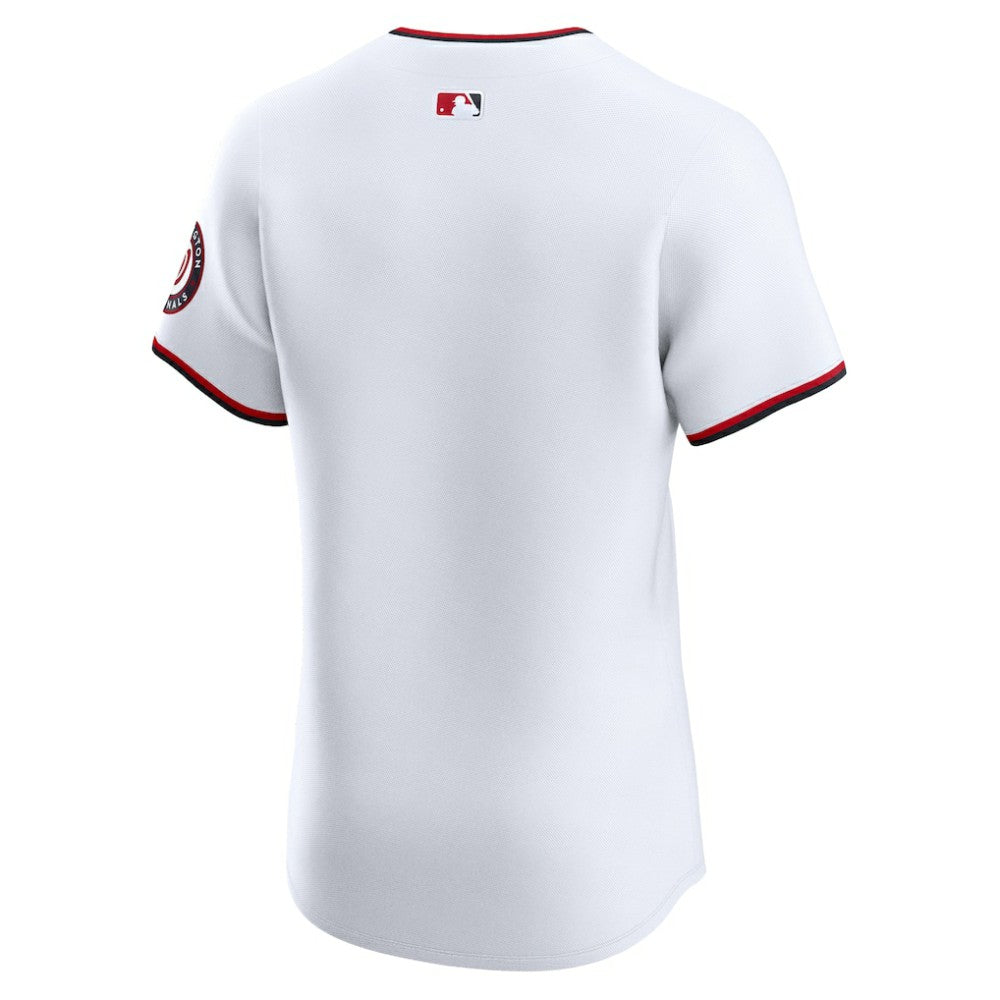 Washington Nationals Nike Home Elite Jersey - White - Nike Discount