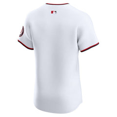 Washington Nationals Nike Home Elite Jersey - White - Nike Discount