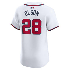 Matt Olson Atlanta Braves Nike Home Elite Player Jersey - White - Nike on Sale