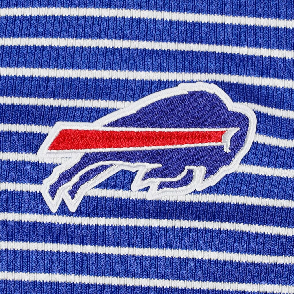 Buffalo Bills Antigua Women's Maverick Waffle Henley Long Sleeve T-Shirt Royal