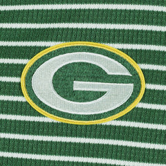 Green Bay Packers Antigua Women's Maverick Waffle Henley Long Sleeve T-Shirt Green